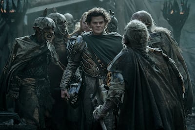 Robert Aramayo as Elrond in Rings of Power. Photo: Prime Video