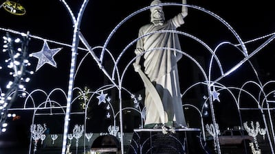 While villages in Bekaa Valley have been decorated with Christmas lights, the festive spirit has been overwhelmed by fear amid threats from ISIL and the Al Qaeda affiliate, Jabhat Al Nusra. Photos by Maya Hautefeuille for The National