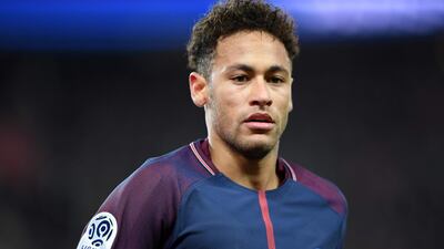 Paris Saint-Germain's Brazilian forward Neymar faces up to two months on the sidelines with a hairline fracture of the fifth metatarsal in his right foot. Christophe Archambault / AFP