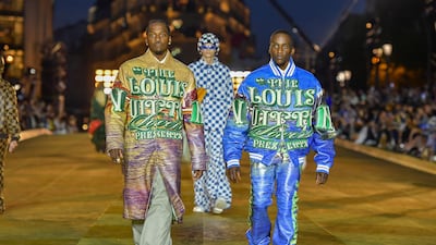 Pusha T and No Malice for Louis Vuitton during Paris Fashion Week 2024. Getty Images