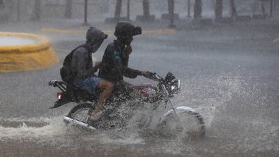 Catastrophic flash flooding and numerous landslides are likely, forecasters warned, as the storm moves towards Jamaica. EPA