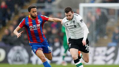 Left-back: Andrew Robertson (Liverpool) – The Scot was excellent as ever and contributed the assist for Mohamed Salah’s late winner in a comeback win at Crystal Palace. Matthew Childs / Reuters