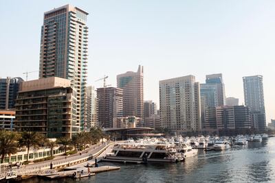 Dubai Marina Yacht Club. An increase in berths has spurred the leisure boat industry. Reem Mohammed/The National