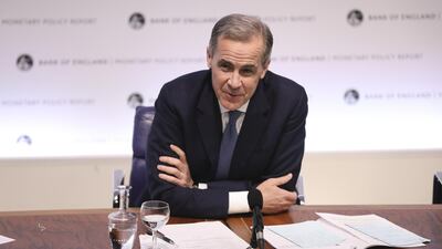 Mark Carney, governor of the Bank of England, during the bank's Monetary Policy Report news conference in the City of London. Chris Ratcliffe/Bloomberg