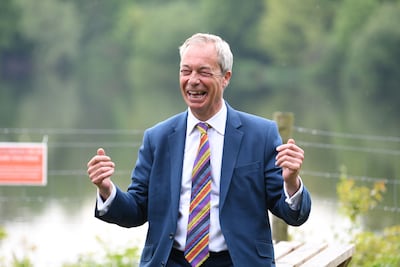Nigel Farage's Reform UK party has grown from strength to strength in recent months. AFP