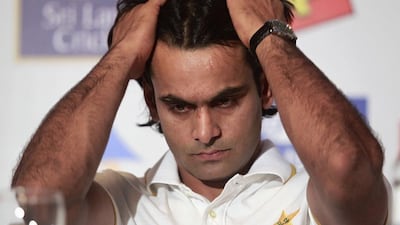 Mohammad Hafeez took one wicket for 33 runs in 14 overs across two matches in his last Test bowling against Sri Lanka in January. Dinuka Liyanawatte / Reuters