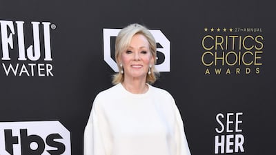 US actress Jean Smart arrives in Valentino Couture. AFP