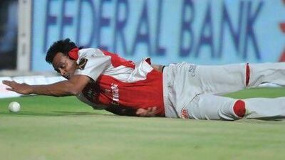 Shalabh Srivastava, in action for Kings XI Punjab in 2011, lost his way after being one of the bright sparks in Indian cricket during his teenage years. Sajjad Hussain / AFP