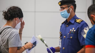 Some passengers were left in tears following the gesture at Dubai International Airport. Courtesy: Dubai Customs
