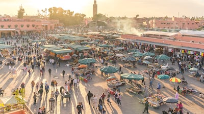 Jemaa el-Fnaa square is market place in Marrakesh's old city. Getty Images