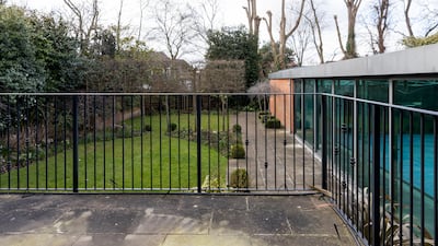 How the mansion's garden looked before construction began. Photo: Vicki Couchman