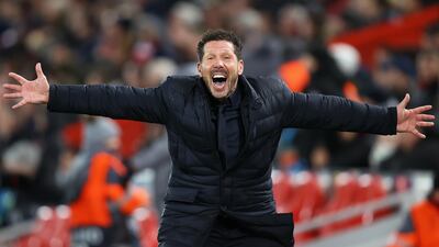 8. Atletico Madrid - Manager Diego Simeone is jubilant. Getty