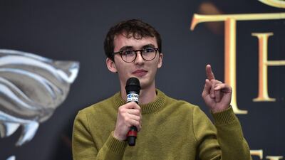 Game of Thrones cast member Isaac Hempstead Wright. Getty Images
