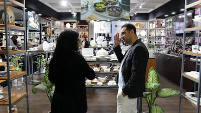 The Hotel Show is a three-day event for hospitality professionals that is being held at the Dubai World Trade Centre. All photos: Pawan Singh / The National