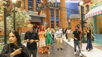 Warner Brother World Abu Dhabi opens to the public on July 25. Antonie Robertson / The National