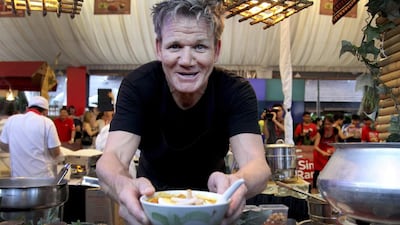 Gordon Ramsay is focused on Bread Street Kitchen for now, but the celebrity chef says this won’t be his only restaurant in Dubai. AP Photo
