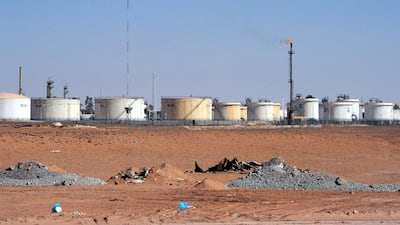 Gas storage tanks south-east of Algiers, Algeria. GE Power has signed the biggest deal in its history for operations and maintenance services for the state-owned Sonelgaz. EPA / STR