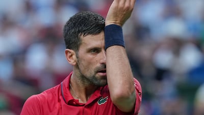 Four-time champion Novak Djokovic was beaten by Valentin Vacherot at the Shanghai Masters. AP