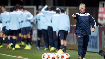 AZ Alkmaar interim coach Martin Haar. AFP