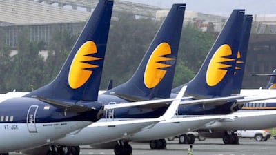 Etihad agreed in April to pay US$379 million for a 24 per cent stake in India's Jet Airways. Punit Paranjpe / Reuters