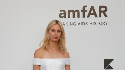 Czech model Karolina Kurkova in Gabriela Hearst. Photo: EPA