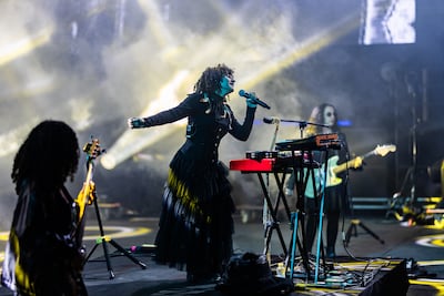 Saudi band Seera perform at the Down Beast Stage. Photo: MDL Beast