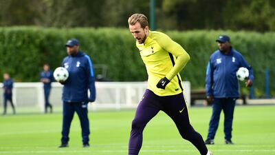 Harry Kane takes part in training, Alex Broadway / Getty Images