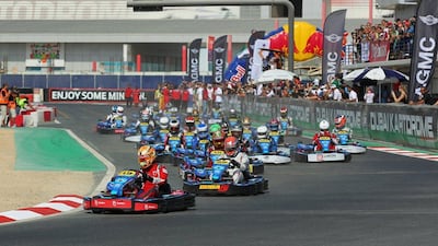 The Dubai Kartdrome in MotorCity will host this year’s Ramadan Challenge karting sprint series. Courtesy Dubai Autodrome