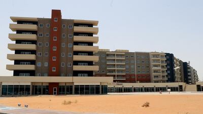 Al Reef lower-end apartments. Ravindranath K / The National