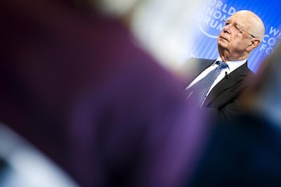 Klaus Schwab, who founded the World Economic Forum, has conceded that dissatisfaction with free market economics is not limited to the radical left. EPA