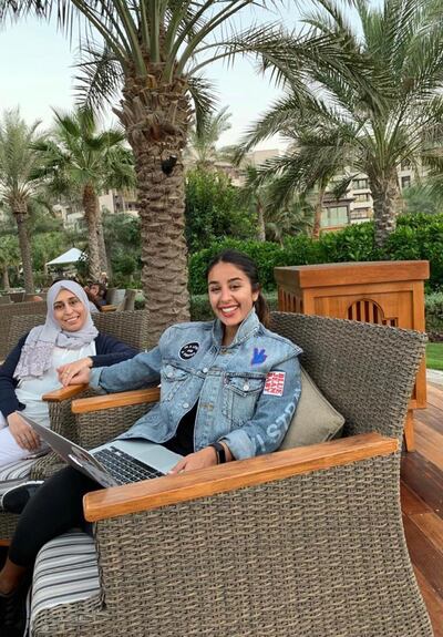 Luma Makhlouf and her mother. courtesy Luma Makhlouf