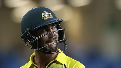 Glenn Maxwell of Australia leaves the field after being dismissed during the second match of the one day international series between Australia and Pakistan at Dubai Sports City Cricket Stadium on October 10, 2014 in Dubai, United Arab Emirates. Francois Nel/Getty Images