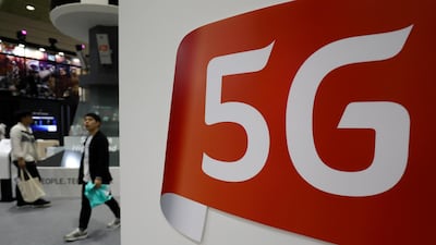 Signage for 5G at the World IT Show 2018. Expo 2020 will be about the most connected place on earth. Bloomberg