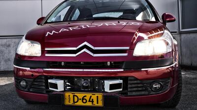 This robot car, named Marilyn, is undergoing tests in fully automated parking. VTT Technical Research Centre of Finland
