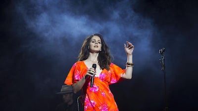 Lana Del Rey performing at Coachella. Reuters