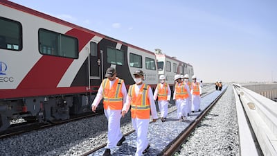 Mr Al Mazrouei was brief on the construction of the national rail network