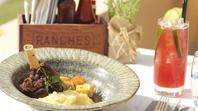 Ranches Restaurant - Arabian Ranches Golf Club: Get away from the city for a relaxed brunch in the manicured gardens of the golf club. The Mother’s Day special brunch will have Ranches signature dishes in a buffet, with a beverage on the house for mums. March 25 from noon for Dh149 for members and Dh169 for non-members. An additional fee for children, call 04 360 7935 for reservations.
