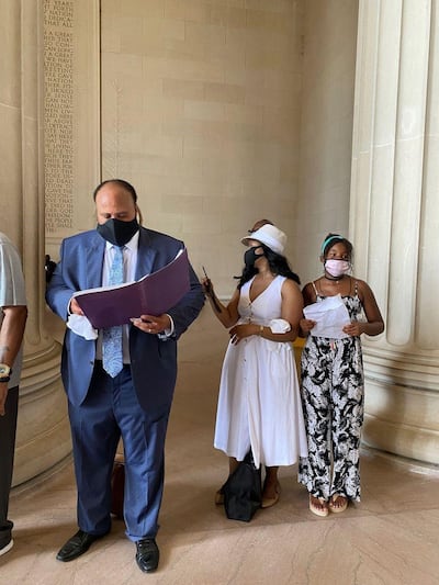 Martin Luther King III has been campaigning to get more people to vote in November's US presidential election. MLKIII