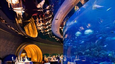 The Al Mahara restaurant. Courtesy Jumeirah Group