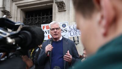 Kristinn Hrafnsson, editor-in-chief of WikiLeaks, speaks to the media. PA