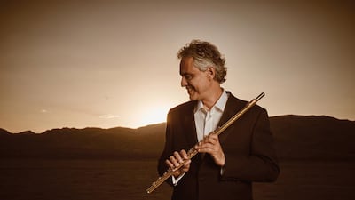 The Italian tenor Andrea Bocelli kicks off his Cinema World Tour in Abu Dhabi tomorrow, April 22. Courtesy Flash Entertainment