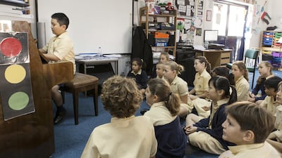 It was a decision the young player made himself after originally turning down the offer of lessons from his parents. “If a child says he doesn’t want to learn it’s very difficult to push them and they won’t do well,” says his mother. “But if he wants to do it, he’s interested and will do much better.” Reem Mohammed / The National