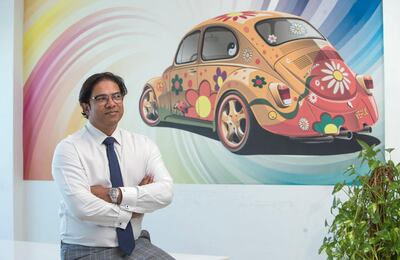 Mr Ramachandran says expatriates that plan to be in the UAE for even five years should buy a house to save on rent. Leslie Pableo for The National