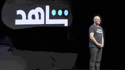 Shahid re-launch event - Johannes Larcher, Managing director , Shahid. Credit: Shahid press office