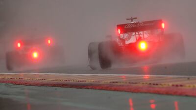 General view of of cars in the rain in Belgium. Reuters