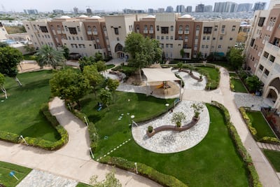 Masakin Al Furjan is a very green community. Chris Whiteoak / The National