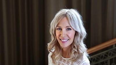 Megan Hess at the Fairmont in Dubai. Victor Besa for The National