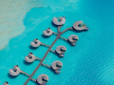 Saudi Arabia’s Red Sea Project is looking to rival the Maldives. Photo: St Regis Red Sea