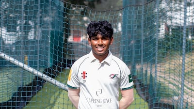 UAE cricketer Ethan D'Souza is playing for Finchley as an overseas professional in the Middlesex Premier League in London. All photos: Rob Greig for The National