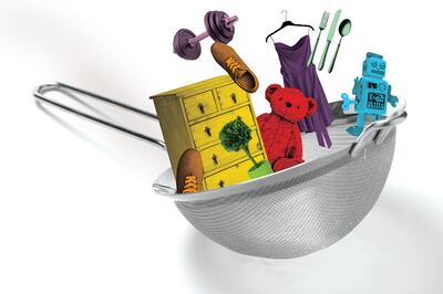 Be selective when choosing what treasured memories to hold on to by way of your material possessions. Illustration by Nick Donaldson